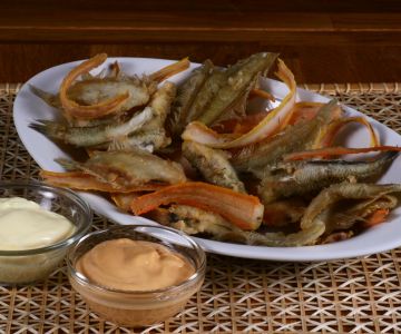 Fritto misto de pescado fresco