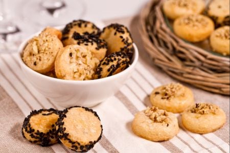 Biscoitos de gorgonzola