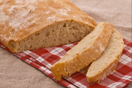Ciabatta não amassada