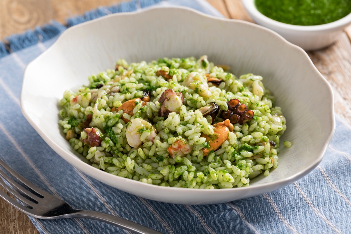 Salada de arroz à marinara