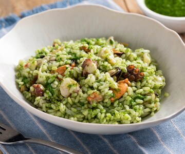 Salada de arroz à marinara