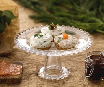 Cheesecake salgados com ervas