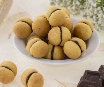 Baci di dama com farinha de milho