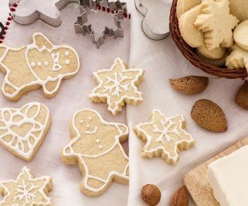 Biscoitinhos de Natal com amêndoas