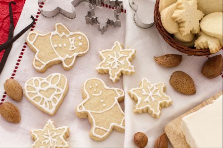 Biscoitinhos de Natal com amêndoas