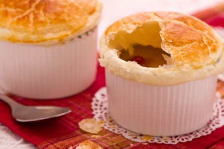 Vellutata di lenticchie in crosta