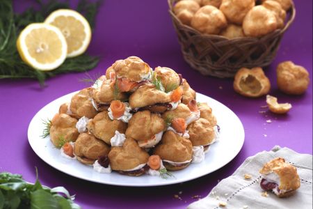 Profiteroles salgados