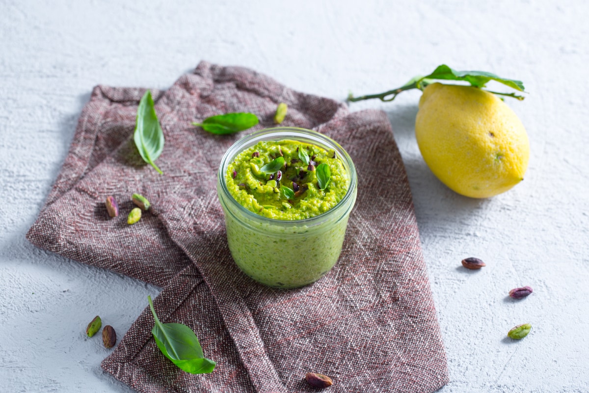 Pesto de pistache