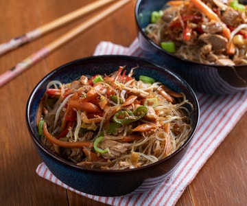 Spaghetti di soia all'orientale