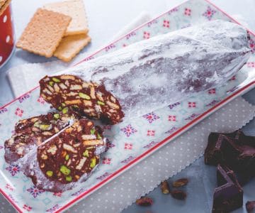 Salame de chocolate sem ovos