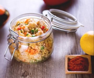 Cuscuz frio de frango