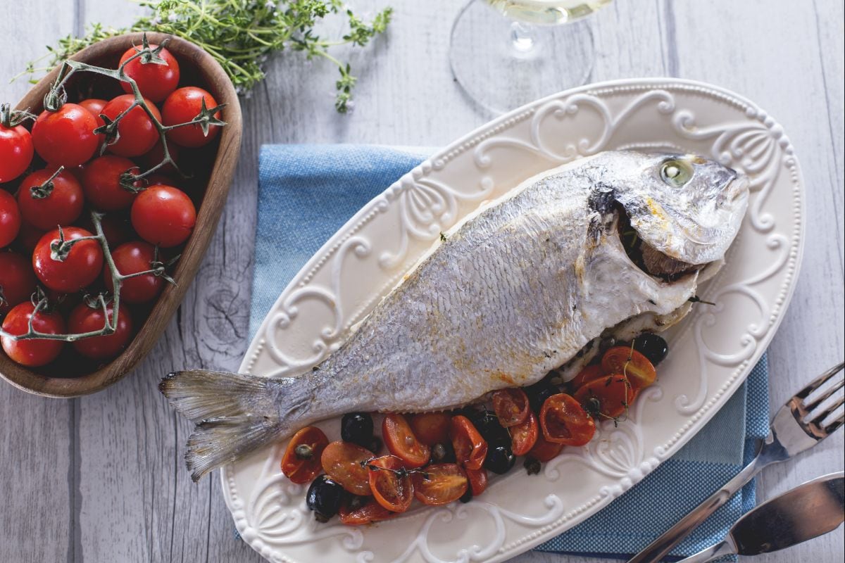 Dourada à mediterrânea