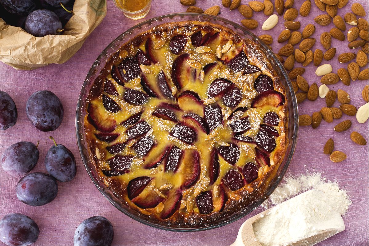 Clafoutis de ameixas