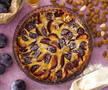 Clafoutis de ameixas
