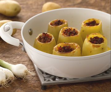 Batatas recheadas da vovó Franca