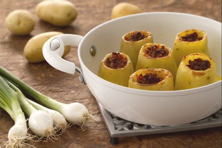 Batatas recheadas da vovó Franca