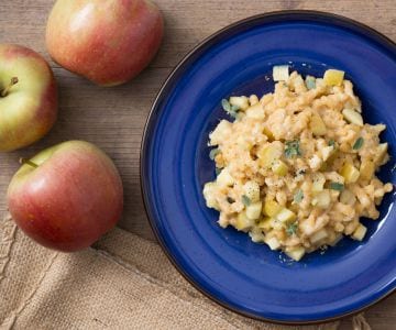 Passatelli com ragu de maçã