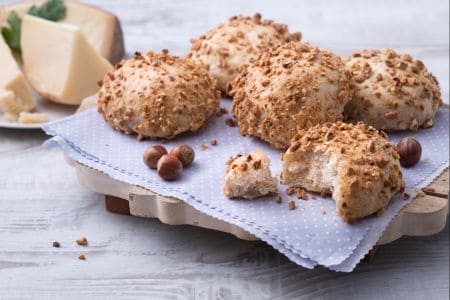 Pãezinhos de avelã