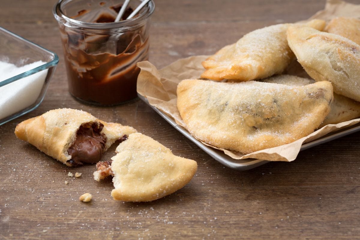 Panzerotti alla Nutella