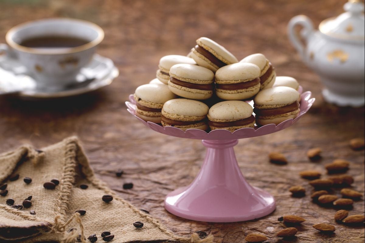 Macarons de caramelo salgado