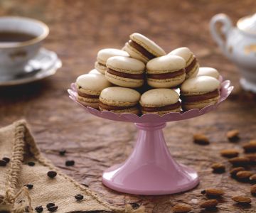 Macarons de caramelo salgado