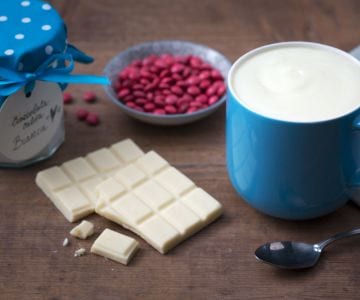 Chocolate quente branco