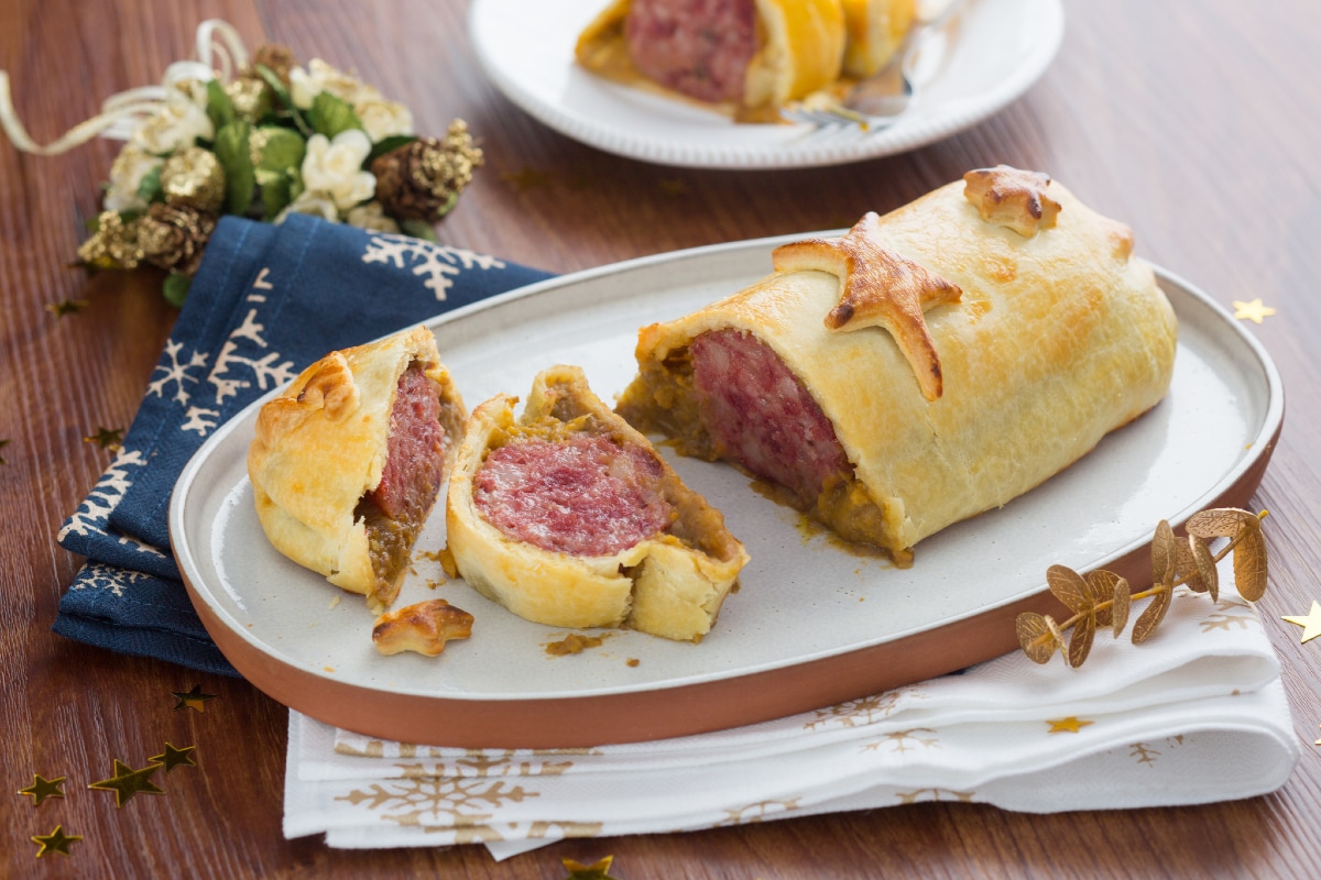 Cotechino em massa folhada