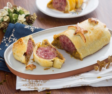 Cotechino em massa folhada