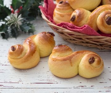 Gatos de Santa Lúcia (Lussekatter)