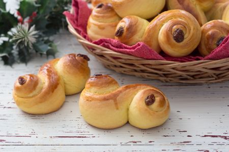 Gatos de Santa Lúcia (Lussekatter)