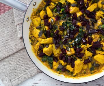 One-pot de frango e legumes