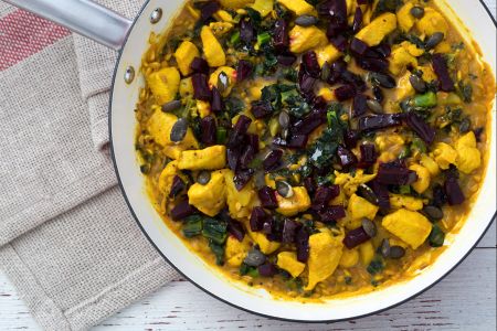 One-pot de frango e legumes