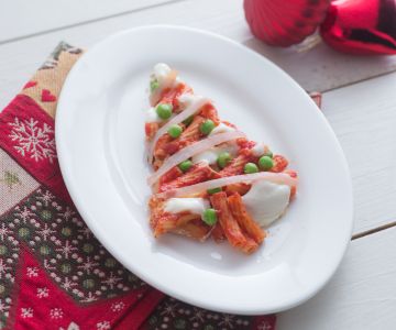 Árvores de massa decorativas fáceis