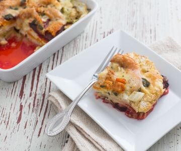 Parmigiana de vegetais de inverno