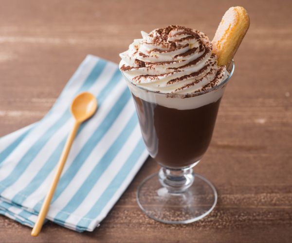Chocolate quente com café