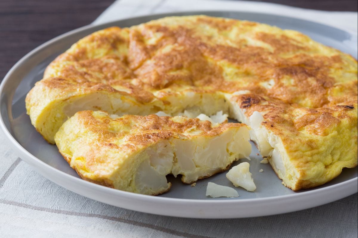 Frittata de couve-flor
