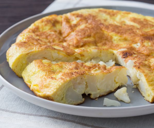 Frittata de couve-flor