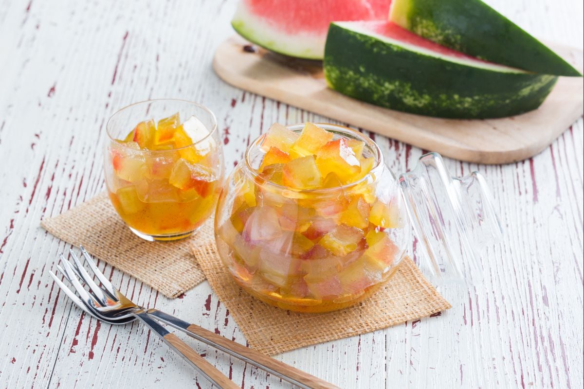 Melancia cristalizada (Gliko shalqini)