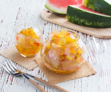 Melancia cristalizada (Gliko shalqini)