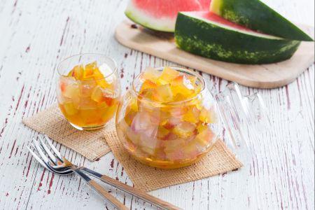 Melancia cristalizada (Gliko shalqini)