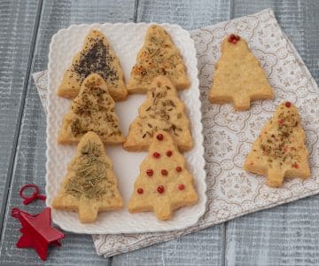 Biscoitos salgados de Natal