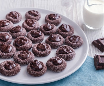 Biscoitos thumbprint