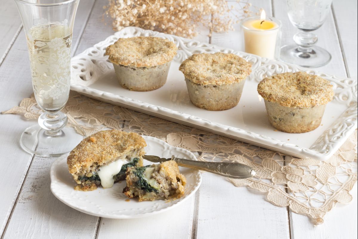 Mini gateau de lentilhas