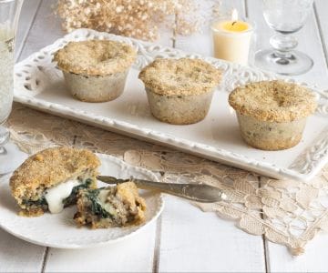 Mini gateau de lentilhas