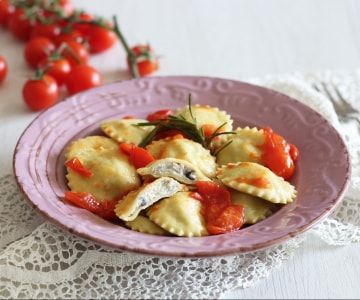 Ravioli de berinjela