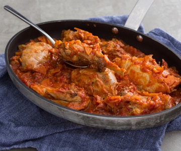 Galinha-d'angola ensopada