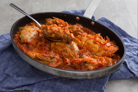 Galinha-d'angola ensopada