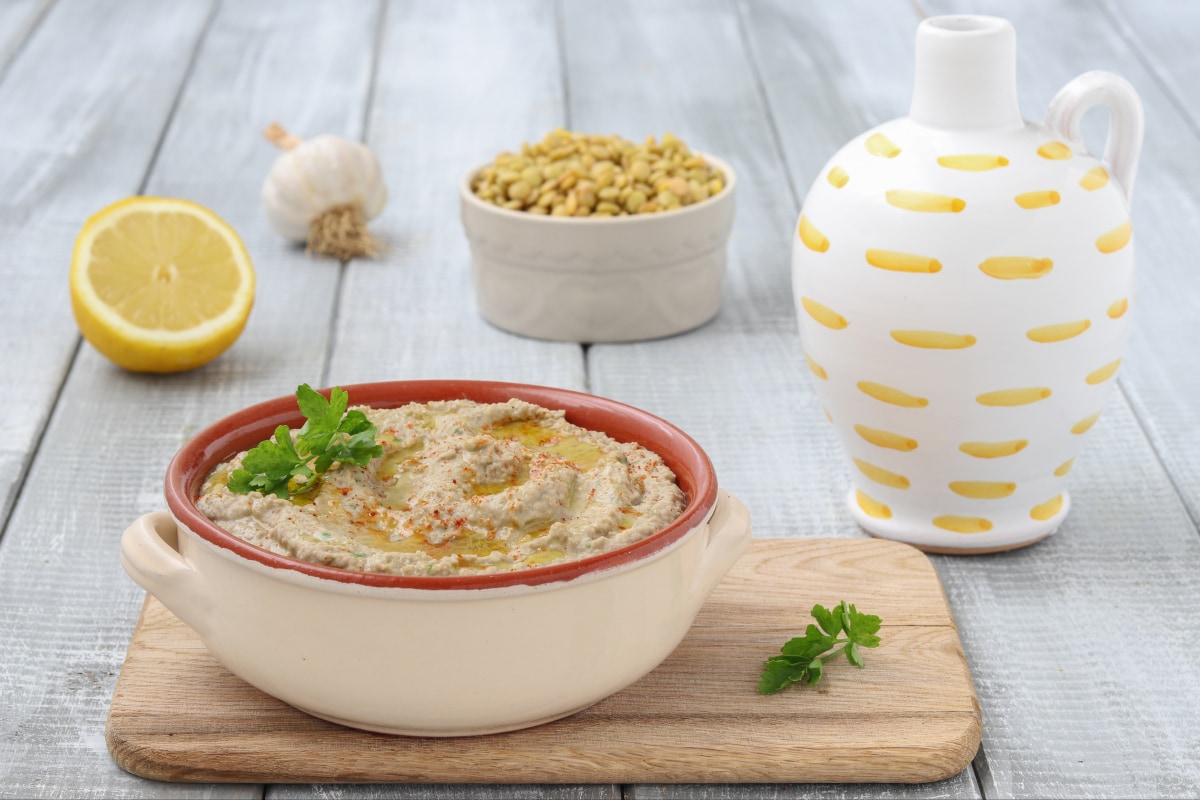 Hummus de lentilhas