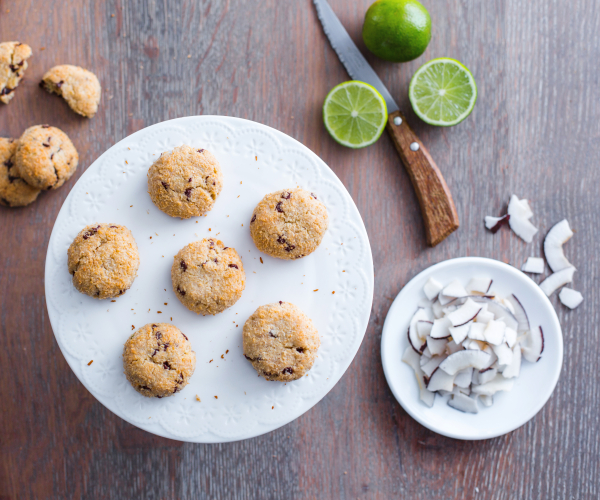 Cookies coco e limão