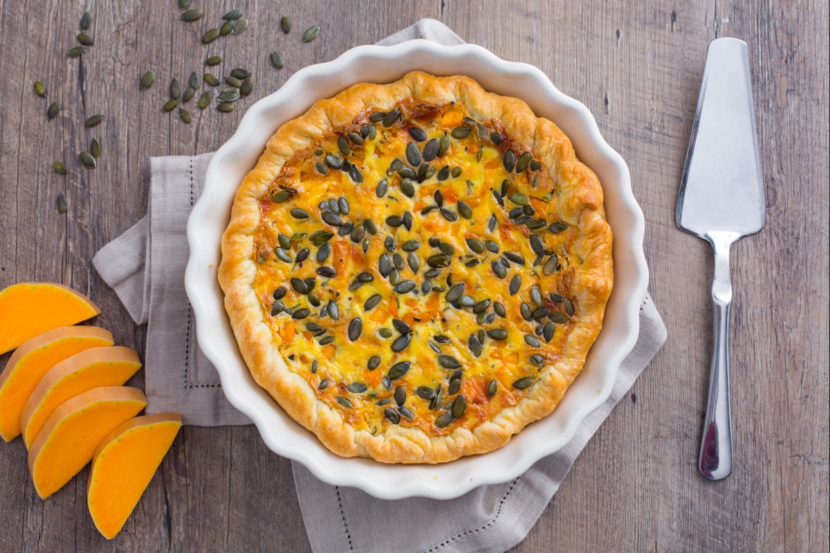 Torta salgada de abóbora